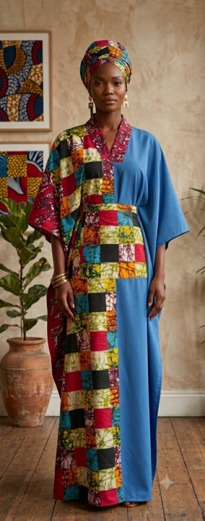 Kaftan Signature Bleu